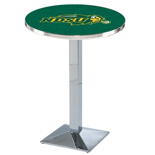 42" Chrome North Dakota State Pub Table